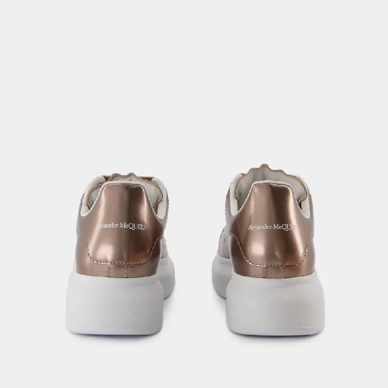 ALEXANDER MCQUEEN Chic Beige Iconic Sneakers