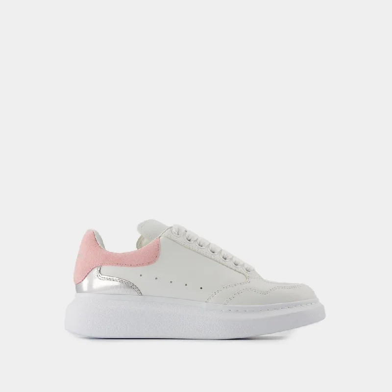 ALEXANDER MCQUEEN Oversized Luxe White Sneakers