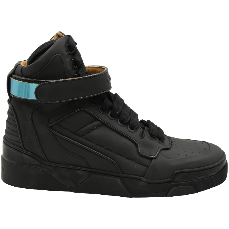 Givenchy High Top Sneakers in Black Leather