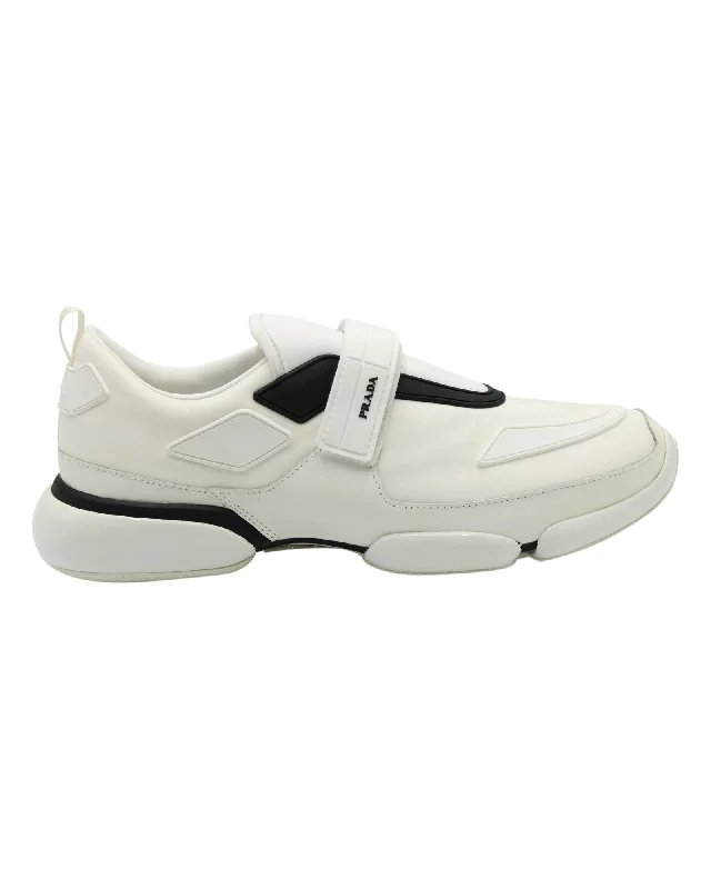 Prada Cloudbust Sneakers in White Leather