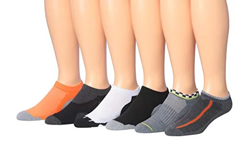 James Fiallo Men's 6-Pairs Low Cut Athletic Sport Socks 2911-6