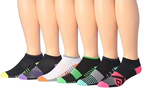 James Fiallo Men's 6-Pairs Low Cut Athletic Sport Socks 2916-6