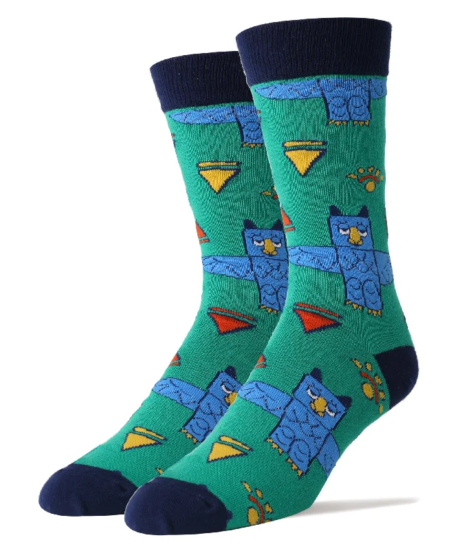 Totem Owl Socks