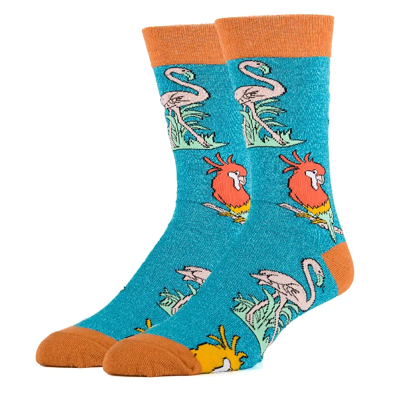 Tropical Birdy Socks