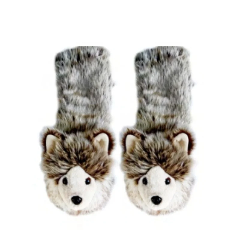 Wolf Pack Kid's Slipper Socks