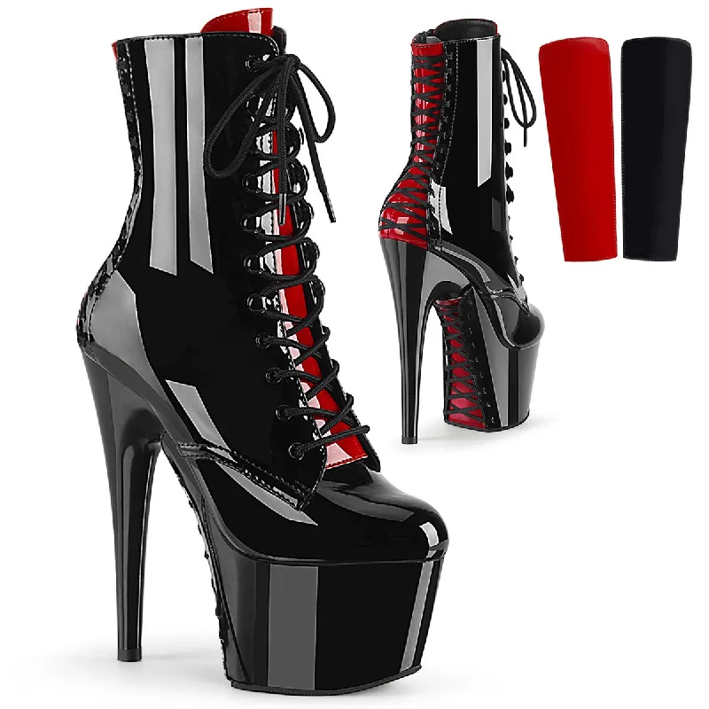 ADORE-1020FH Black-Red Patent/Black-Red