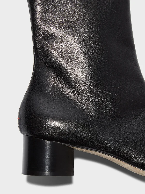 Allegra Leather Ankle Boots