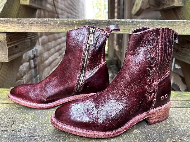 Bed Stu Women's Alina Merlot DD Tremolo Ankle Boots F393108