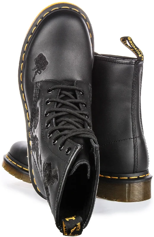 Dr Martens 1460 Vonda In Black Mono For Women