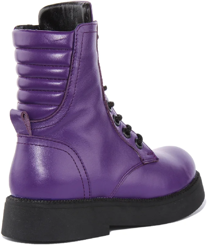 Clarissa Ankle Boots In Purple