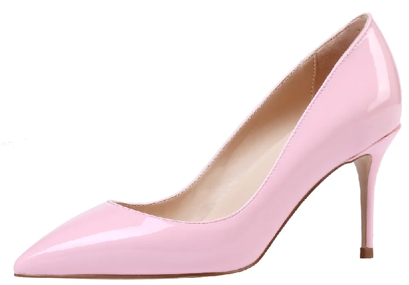 8cm Pink Patent / EU35