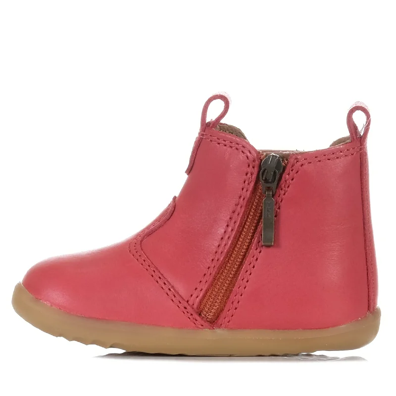 Bobux Step Up Jodhpur 721962 Mineral Red/Rose