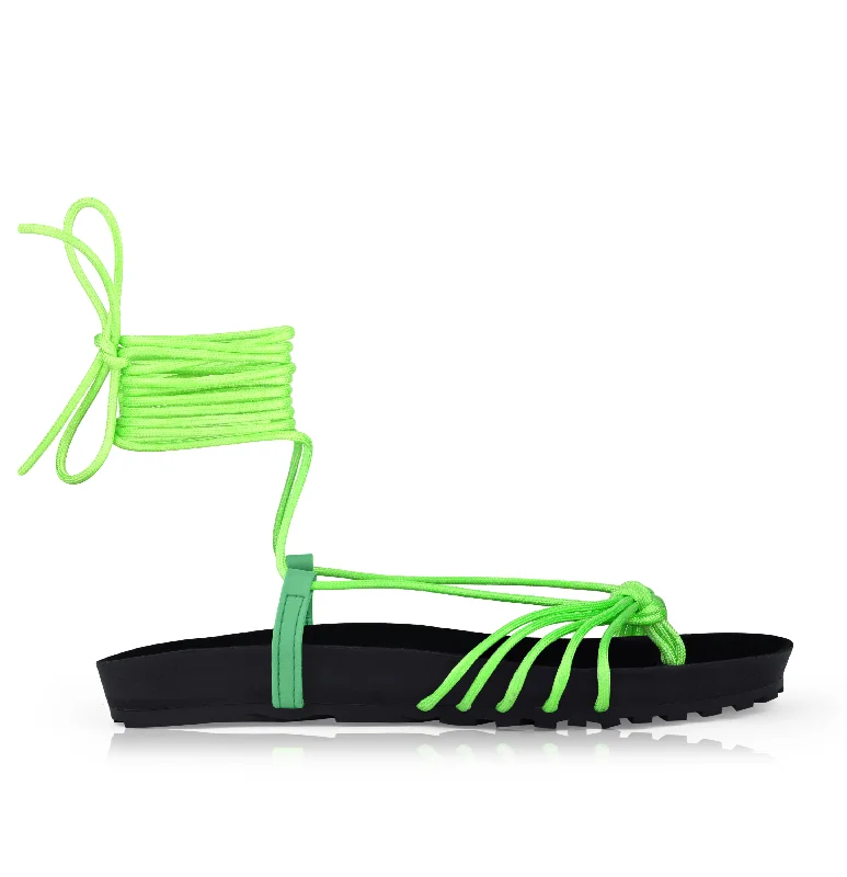 CHANCLAS NEON FLATS