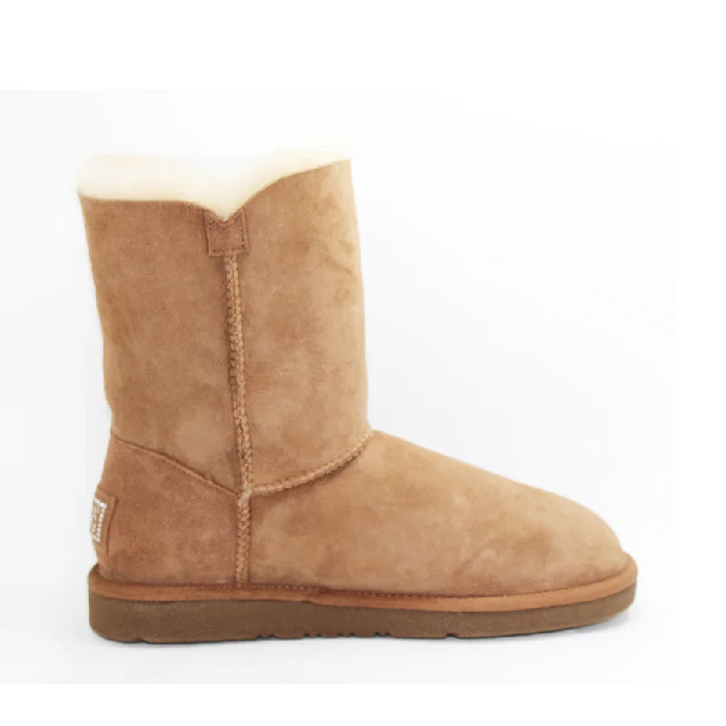 Crystal Medium Ugg Boot - Chestnut