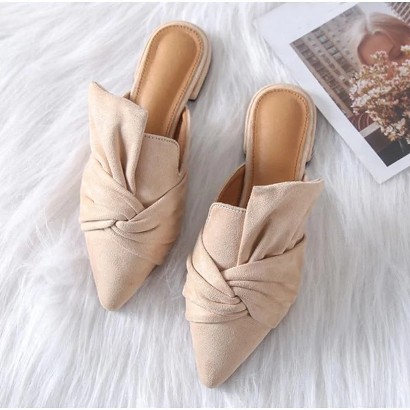 Elegant Woman Mules Slipper