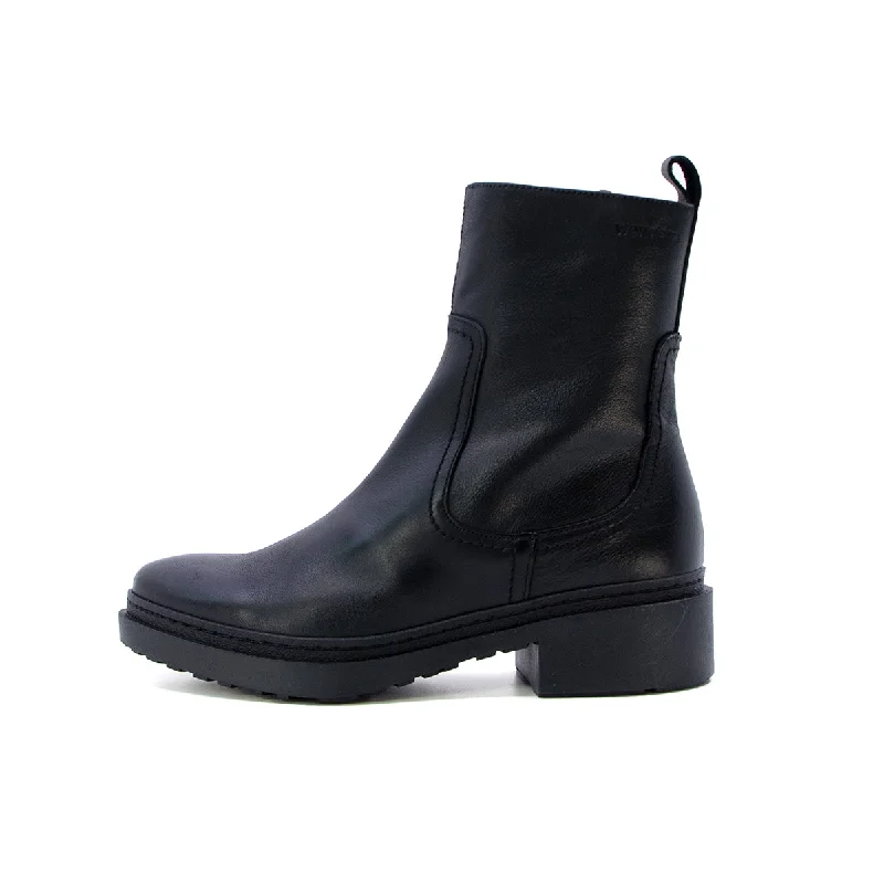 Kari Black Soft Engineer Boots