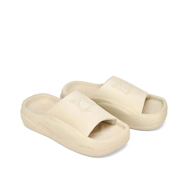 NAKED WOLFE TIDAL BEIGE SLIDES