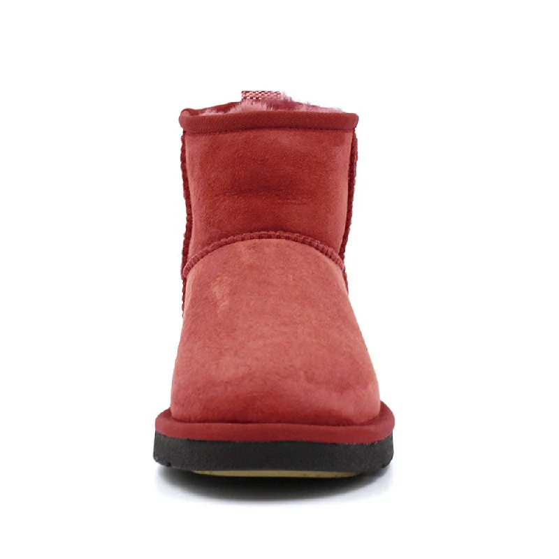 Serape Short Ugg Boot - Red