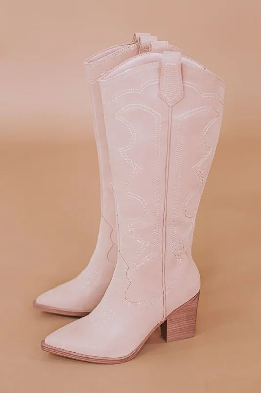 Tex Cowgirl Boot, Blush