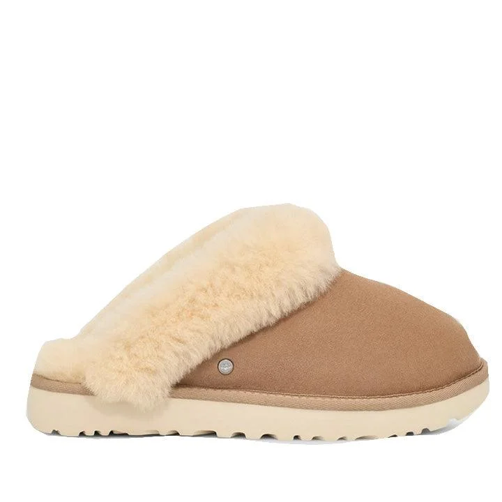 UGG CLASSIC II SAND SLIPPERS