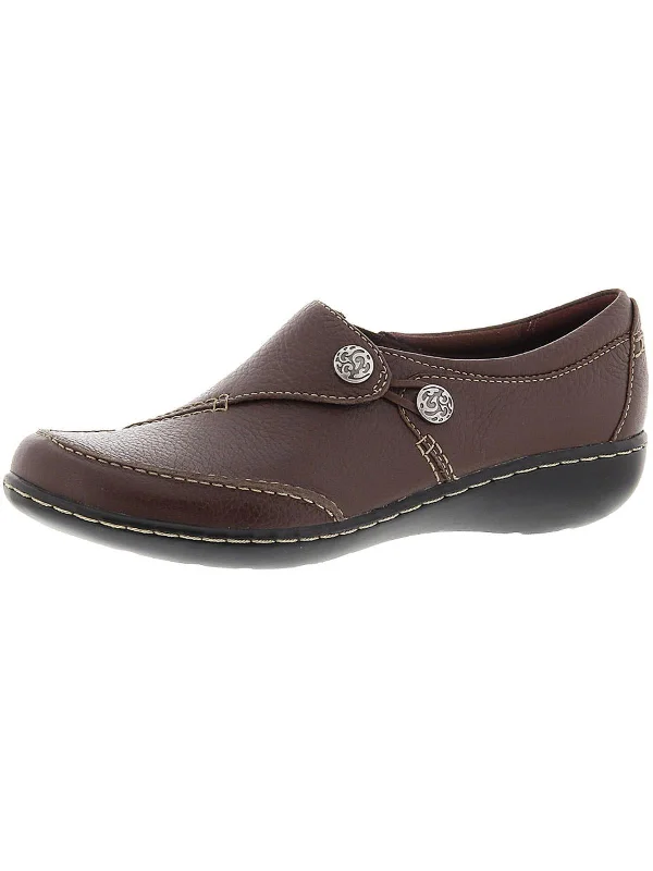 Ashland Lane Q Womens Leather Comfort Insole Loafers