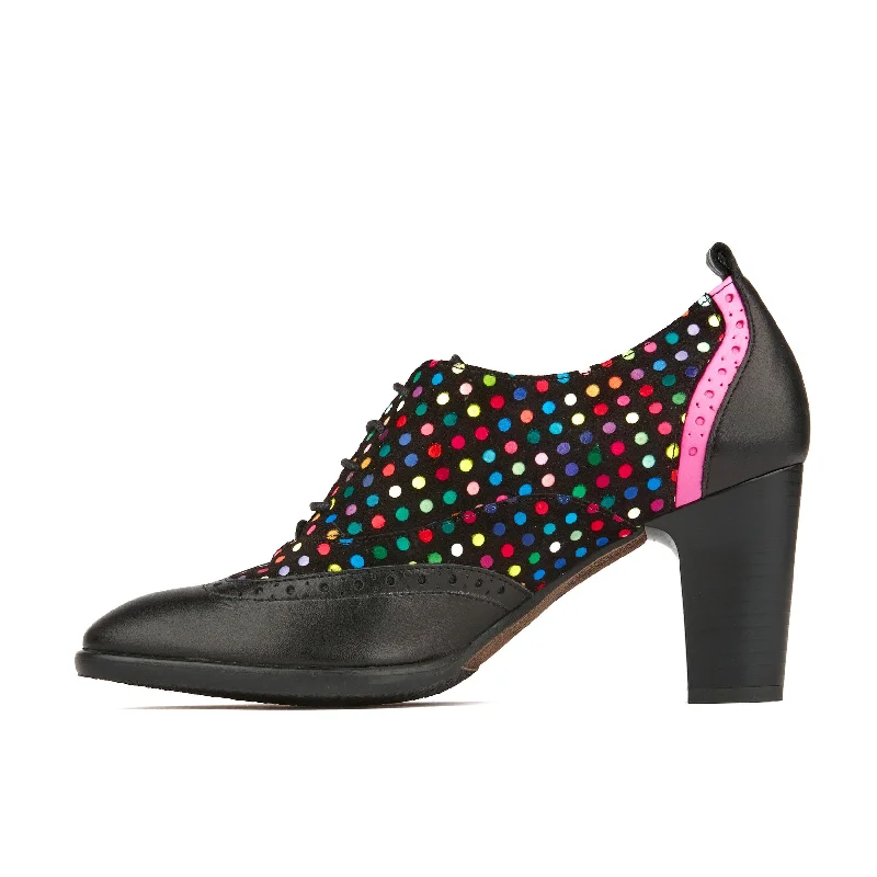 Casino - Black & Pink & Multi Disco Dots