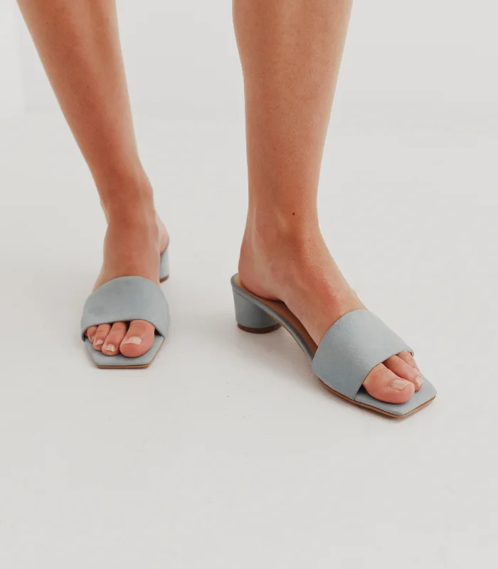 Cleo Heel - French Blue