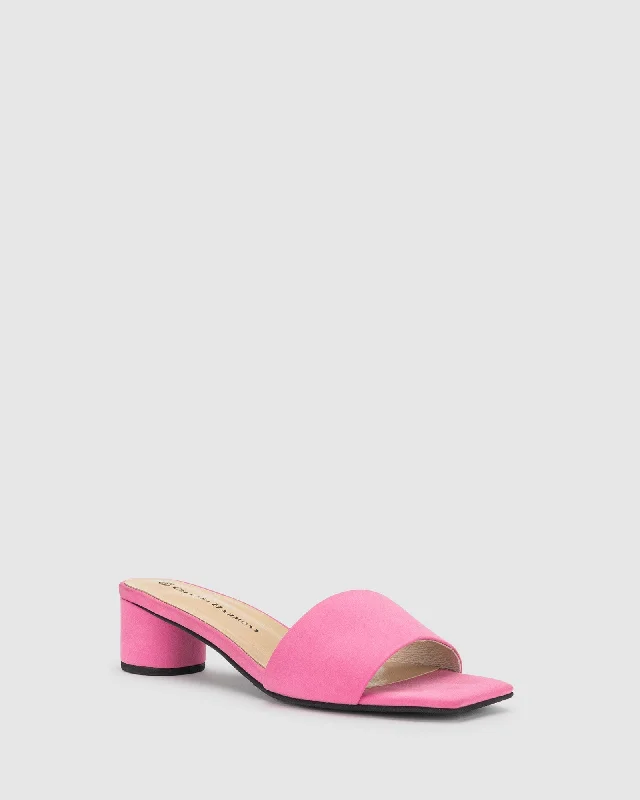 Cleo Heel - Fuchsia