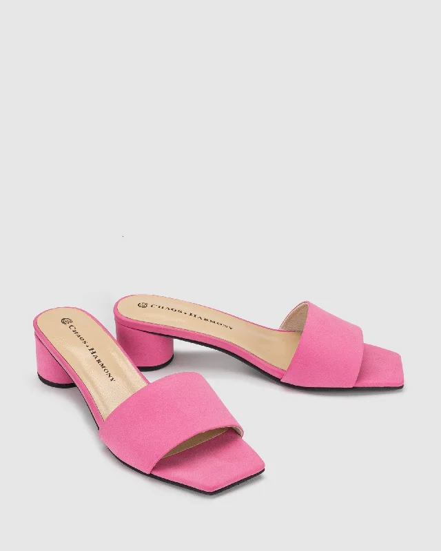 Cleo Heel - Fuchsia