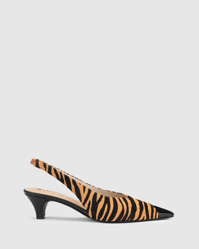 Cosmopolitan Heel - Natural Stripe