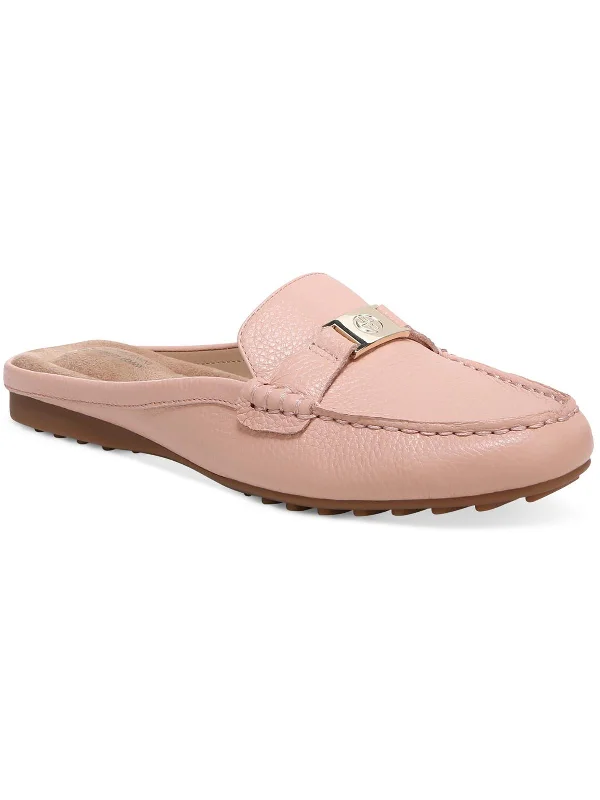 Dejaa Womens Leather Slide Loafers