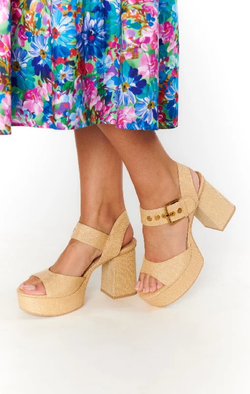 Dolce Vita Bobby Platform Heel ~ Natural