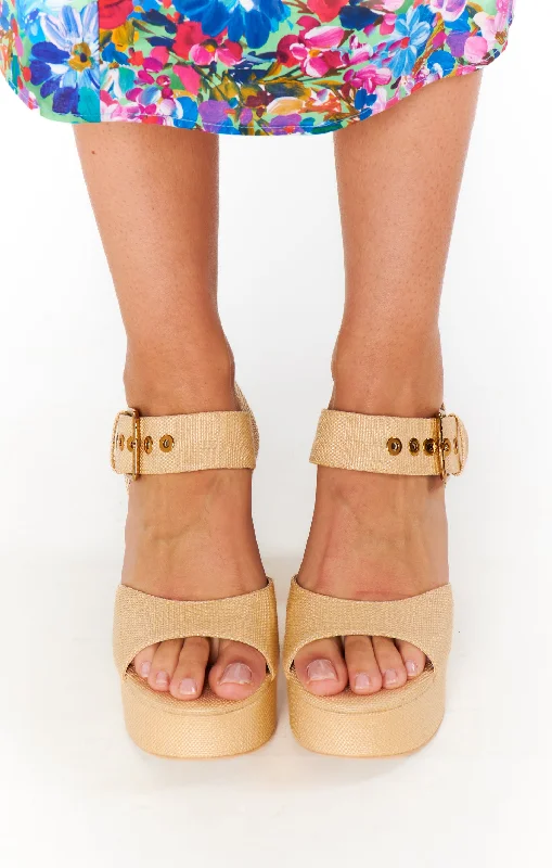 Dolce Vita Bobby Platform Heel ~ Natural