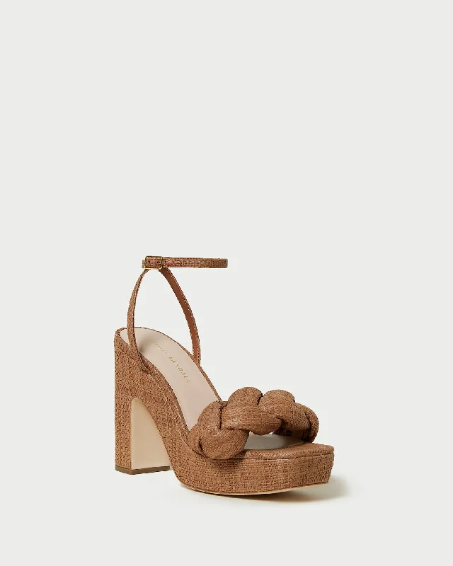 Fae Brown Platform Heel