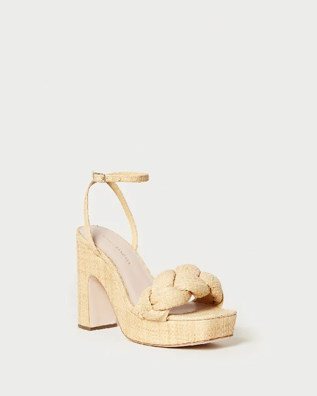 Fae Natural Platform Heel