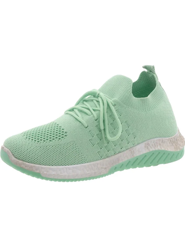 FREE  Womens Mesh Lace up Slip-On Sneakers