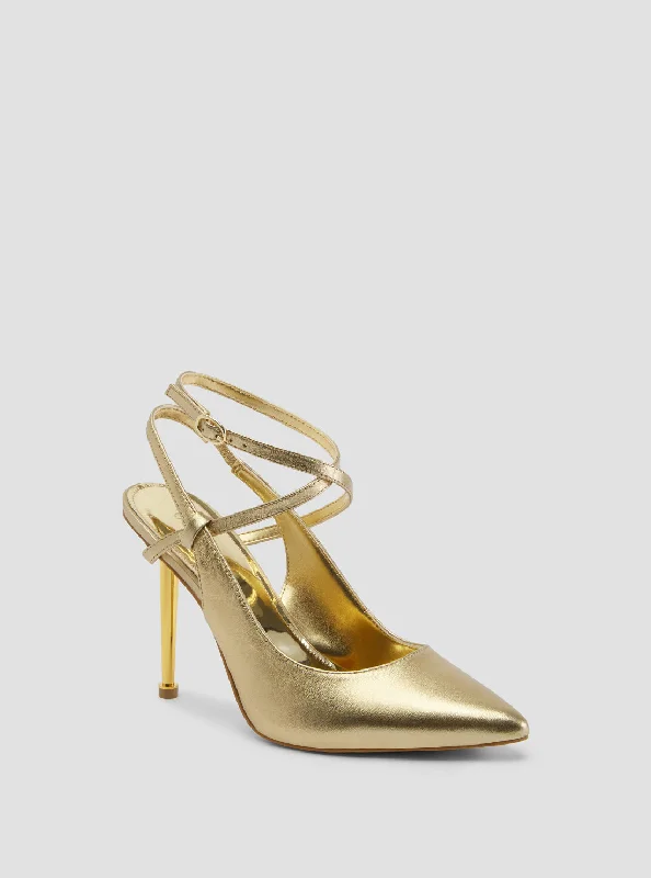 Gold Staton Metallic High Heels