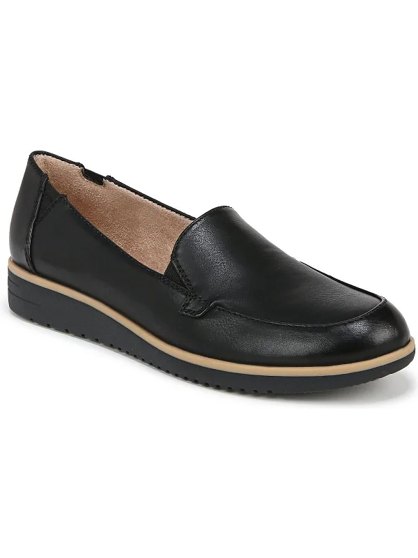 Idea Moc Womens Faux Leather Slip On Loafers