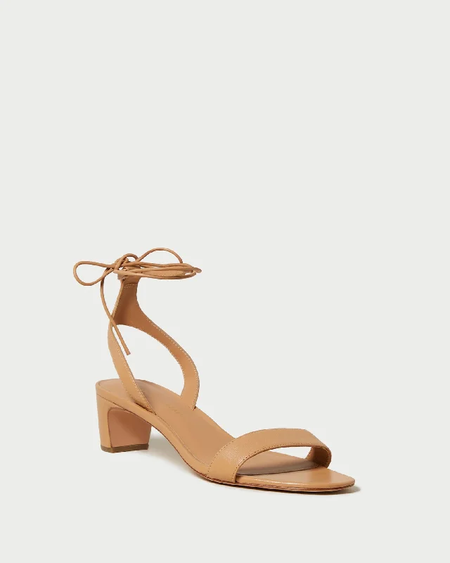 Jackie Dune Mid Heel Sandal