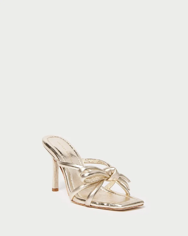 Margi Champagne Bow Heel