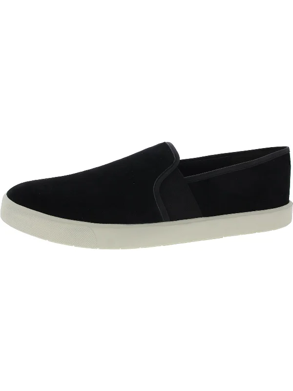 Preston Womens Suede Slip-On Sneakers