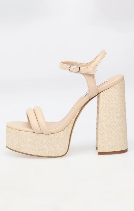 Steve Madden Tiera Platform Heel ~ Natural