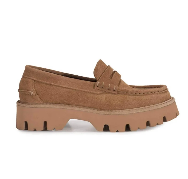 Women's Sebas Loafer In Suntan Catroto