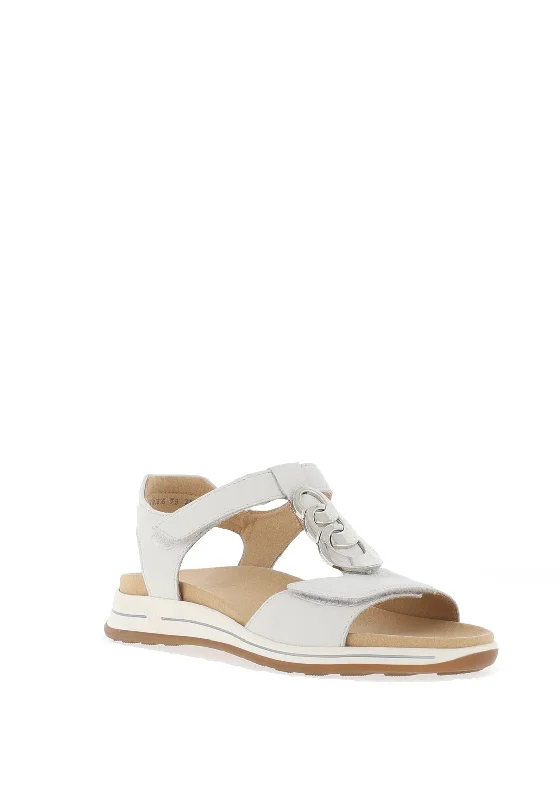 Ara Osaka Leather Sandals, White