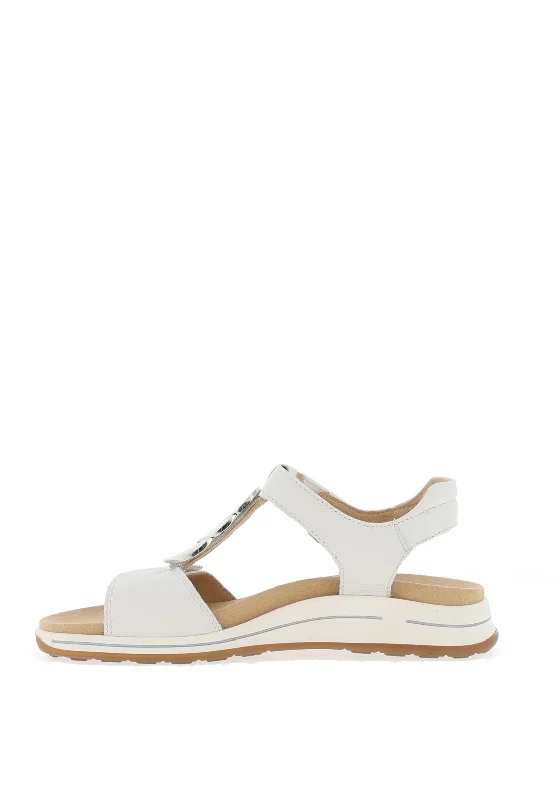 Ara Osaka Leather Sandals, White