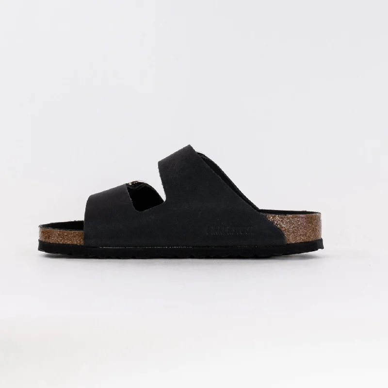 Birkenstock Arizona Big Buckle (Women's) - Black Leather