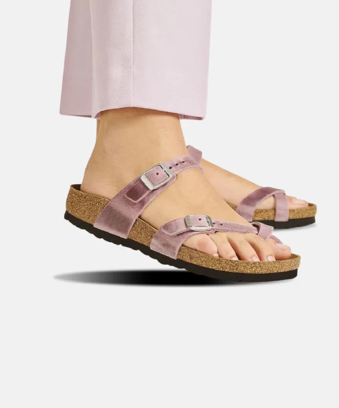 Birkenstock Mayari Oiled Leather Lavender Sandals