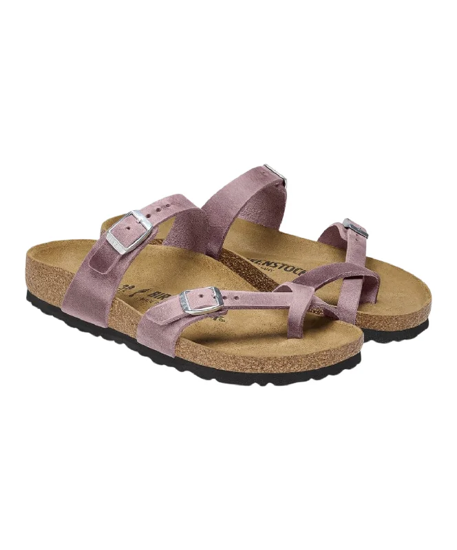 Birkenstock Mayari Oiled Leather Lavender Sandals