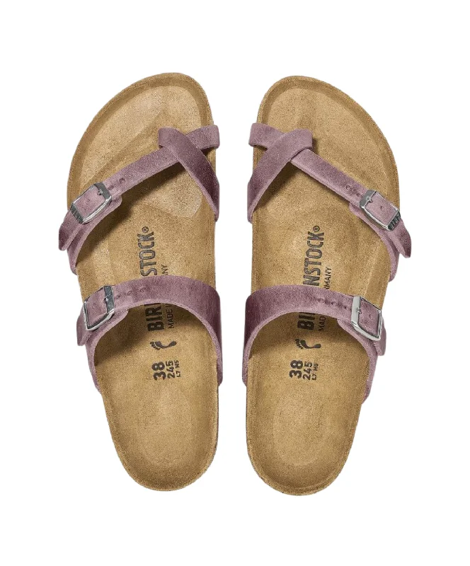 Birkenstock Mayari Oiled Leather Lavender Sandals