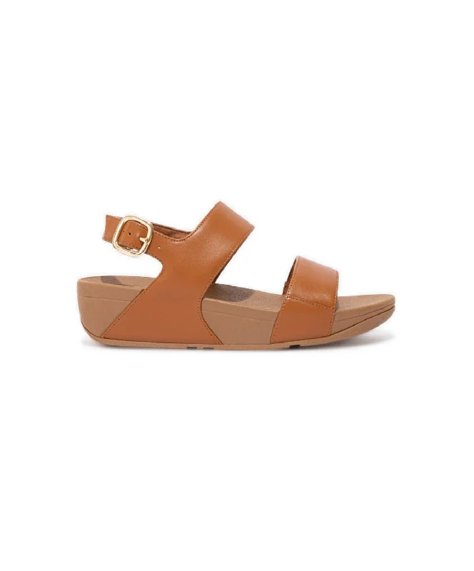 FitFlop Lulu Leather Back-Strap Sandals Light Tan